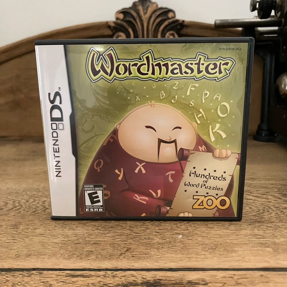 Nintendo Wordmaster DS Game - Green and Brown